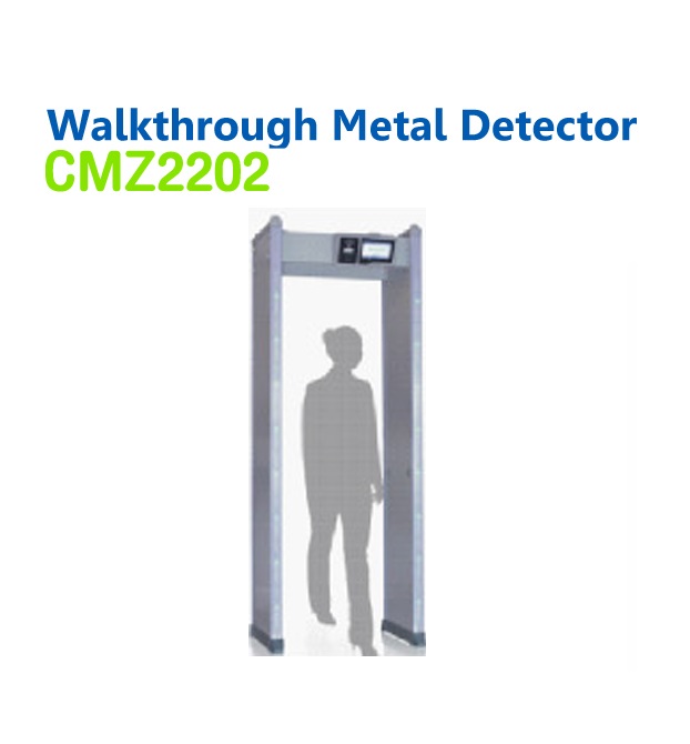 เครื่องตรวจจับโลหะ ประตูตรวจจับโลหะ Walkthrough CMZ2202