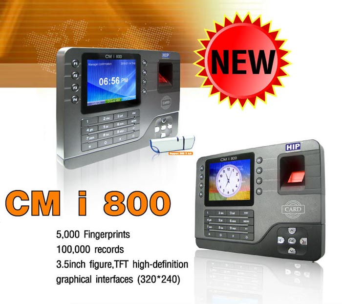 เครื่องสแกนลายนิ้วมือ CM i 800