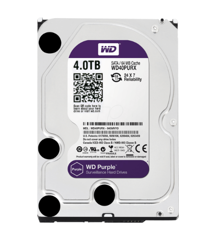 Harddisk  WD40PURX_4TB